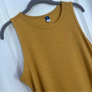 Old Navy Golden Ribbed Tank Top